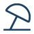 umbrella beach icon