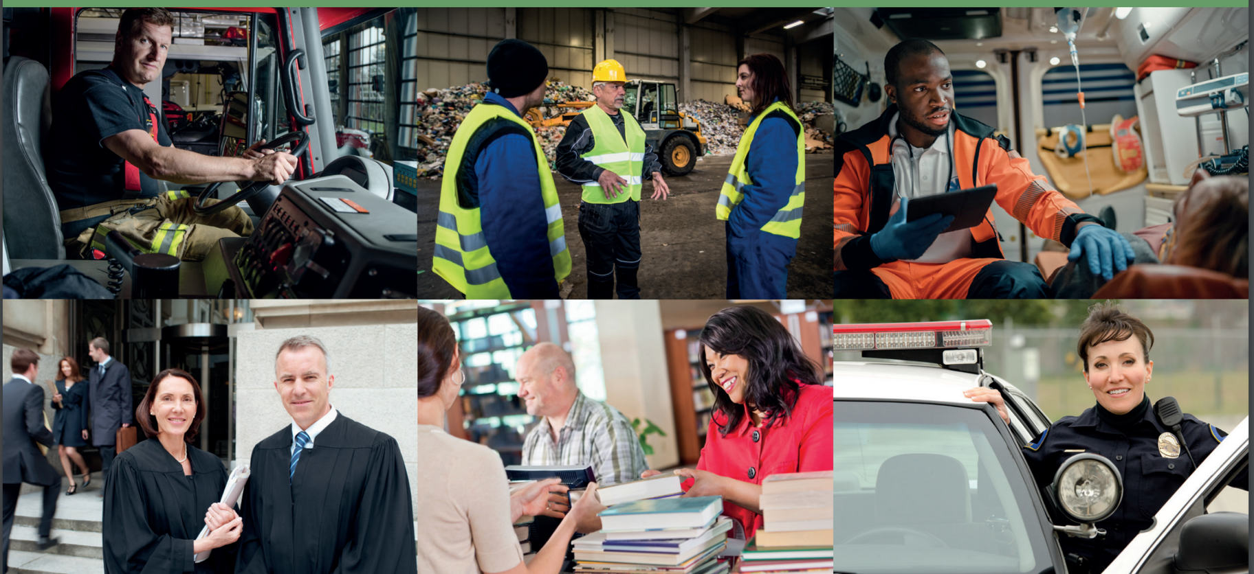photo collage of municipal clients