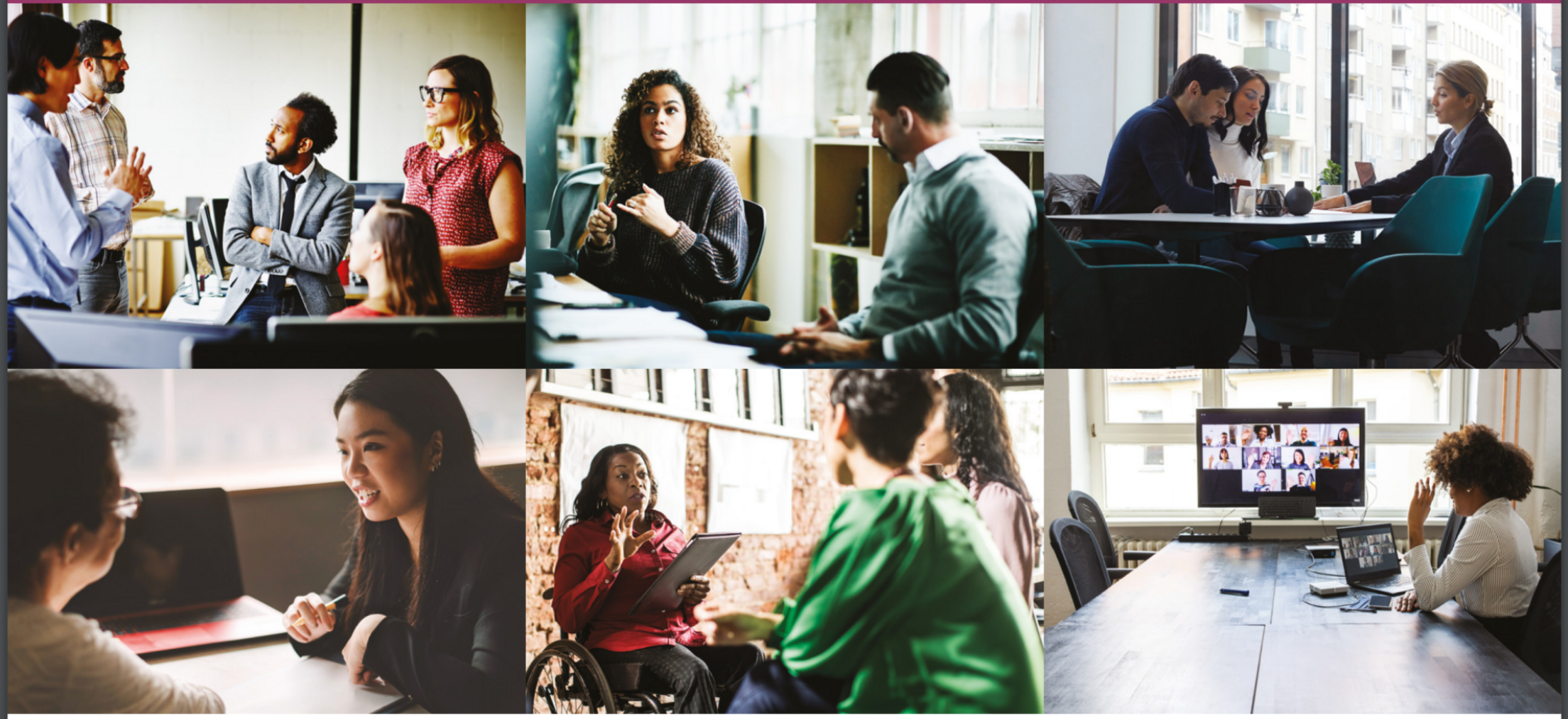photo collage of professional clients