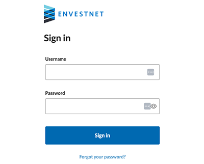 Envestnet login