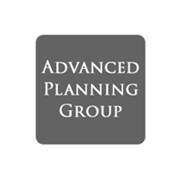 Advanced Planning Group Logo in White Circle