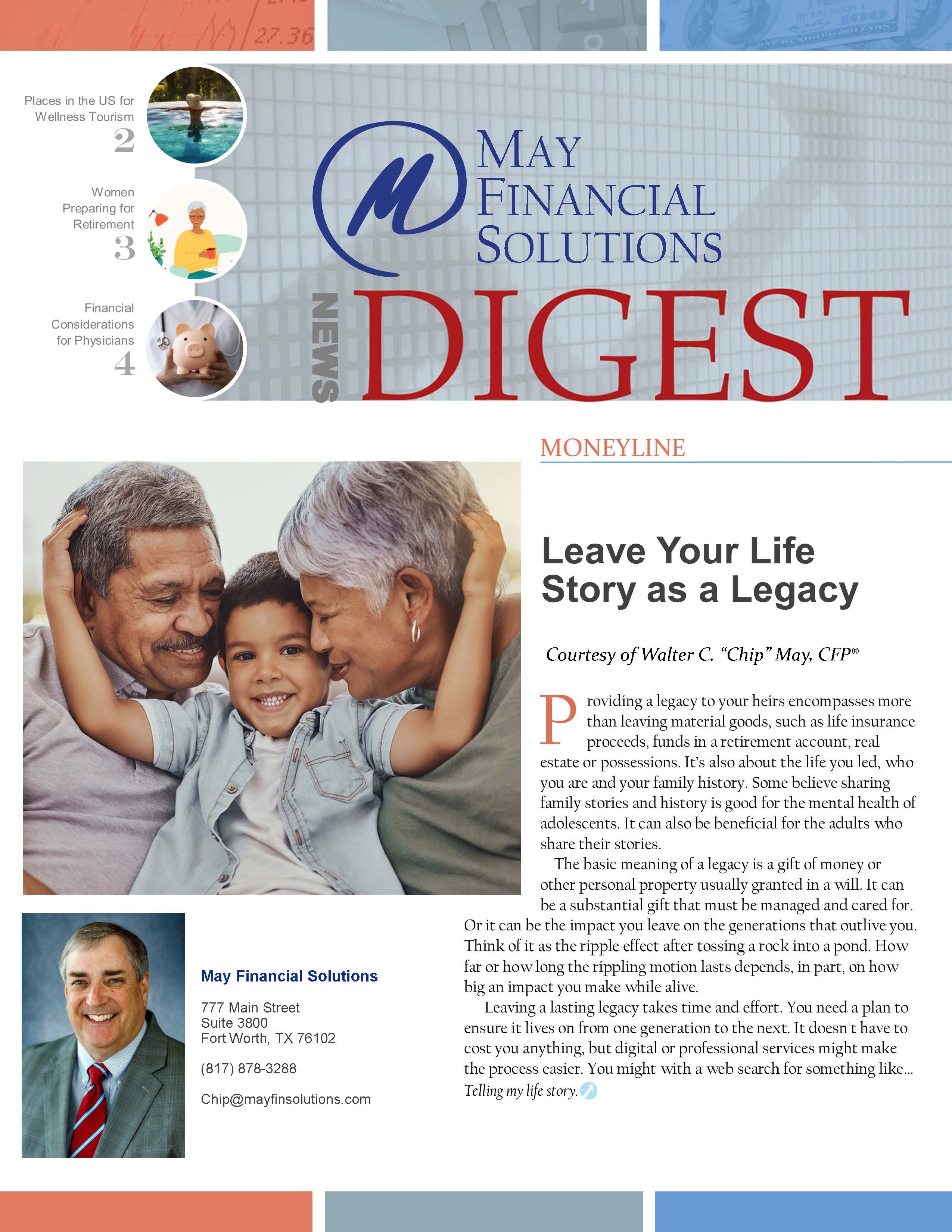 may financial newsletter digest