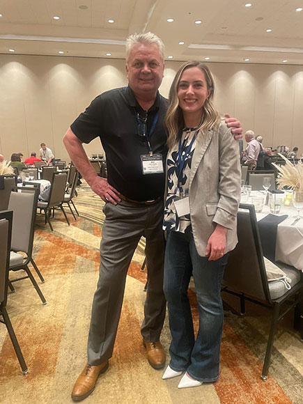 John and Makena at an event
