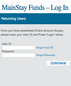 mainstay login