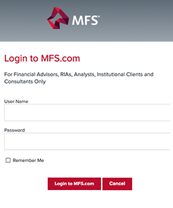 login thumbnail- MFS