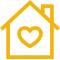 house and heart icon