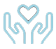 heart in hands icon