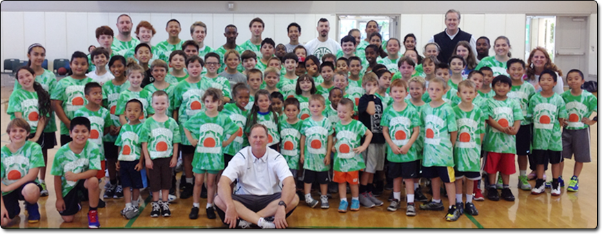 Presentation School Basketball Camp team photo