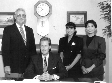 Rick, his father, Max Paulsen, and their team.