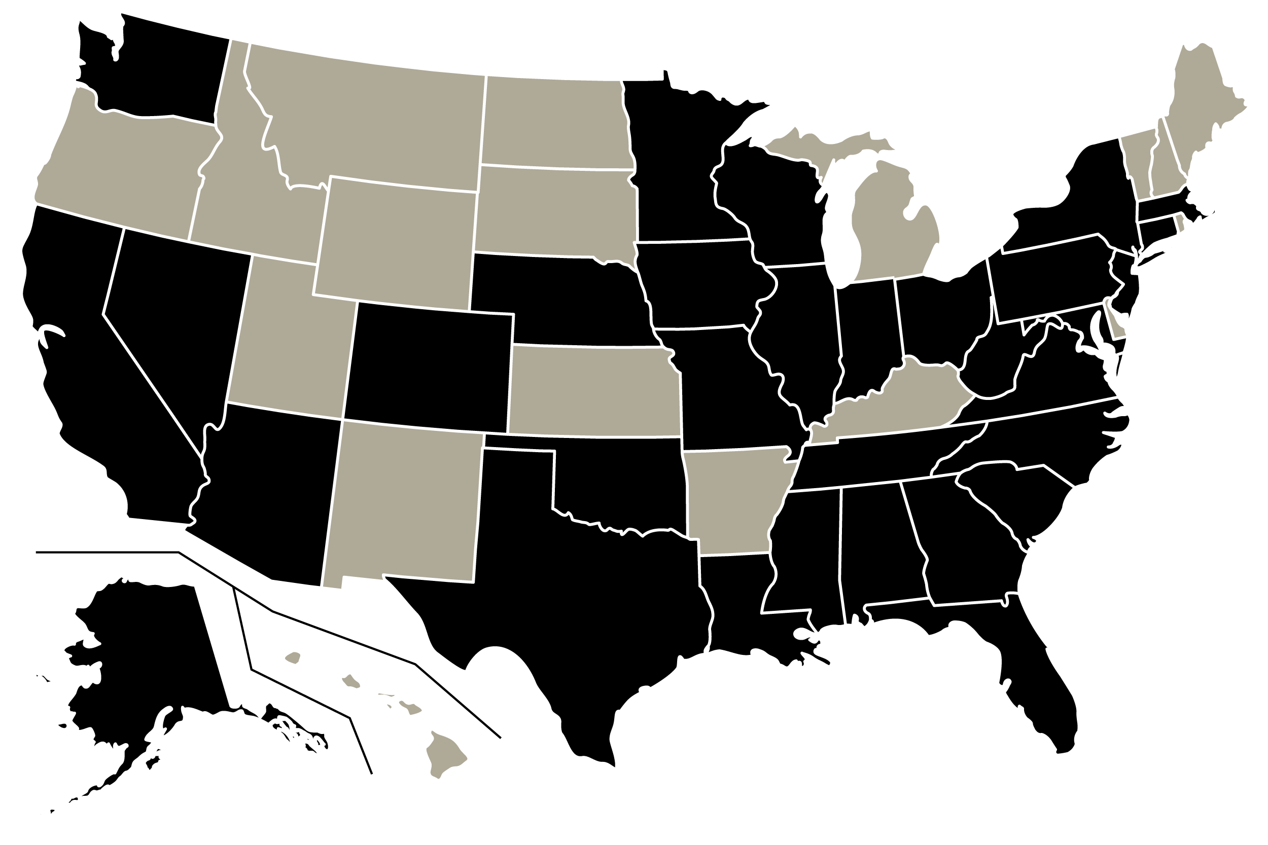 Where We Do Business Map