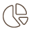 pie chart icon dark