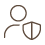 user shield icon dark
