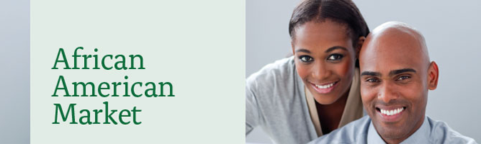 African American Market Button Image