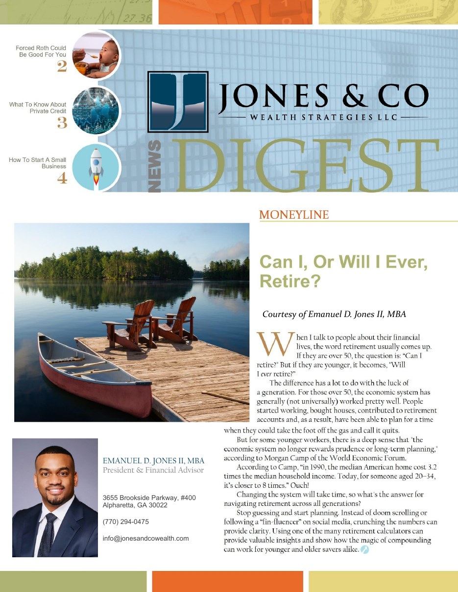 Cover of the June 2026 Jones & Co Digest