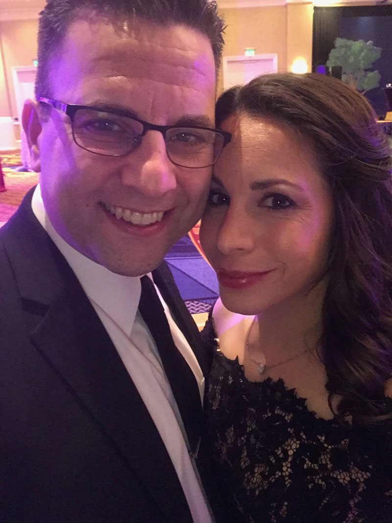 Marc with wife