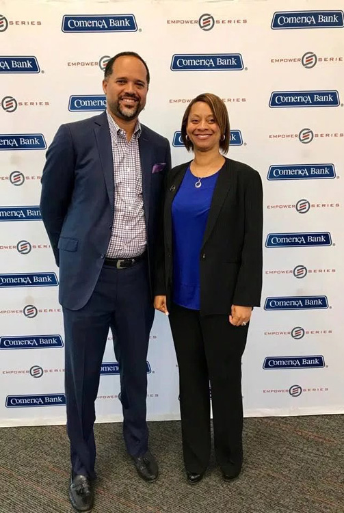 Mark Howard & an associate at an event