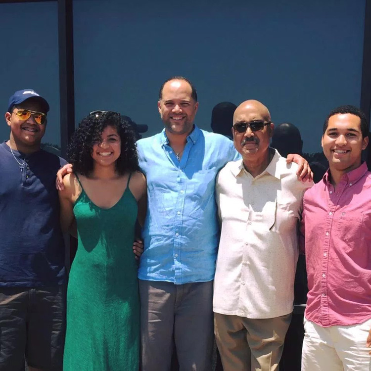 Mark Howard and his family
