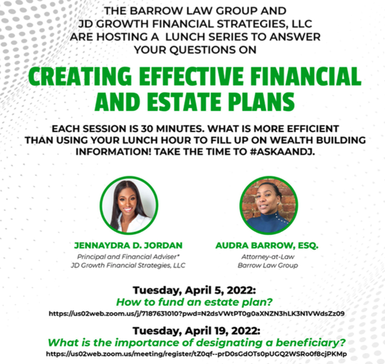 Creating Effective Financial and Estate Plans