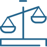 debt icon in blue