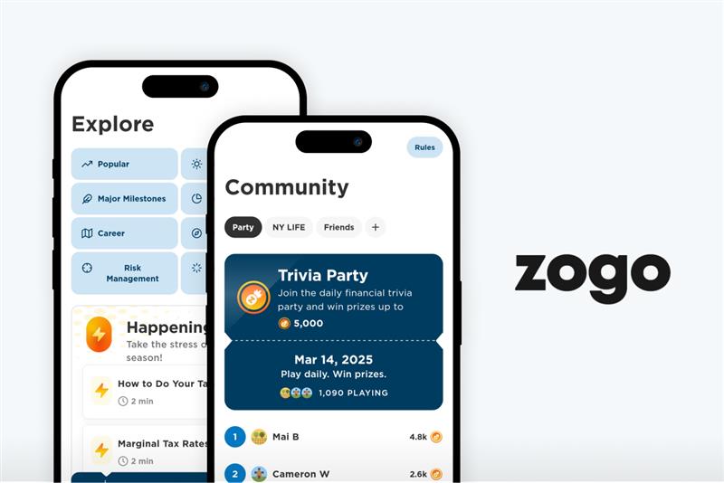 Screenshot of Zogo App