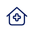 red cross building icon
