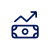 Money arrow icon