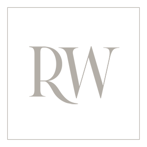 RW icon outlined | For Dark Backgrounds