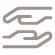 hand holding hand icon