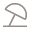 umbrella beach icon