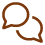 communication bubbles icon
