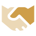 gold handshake