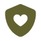 heart shield icon