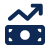 dollar arrow trend icon