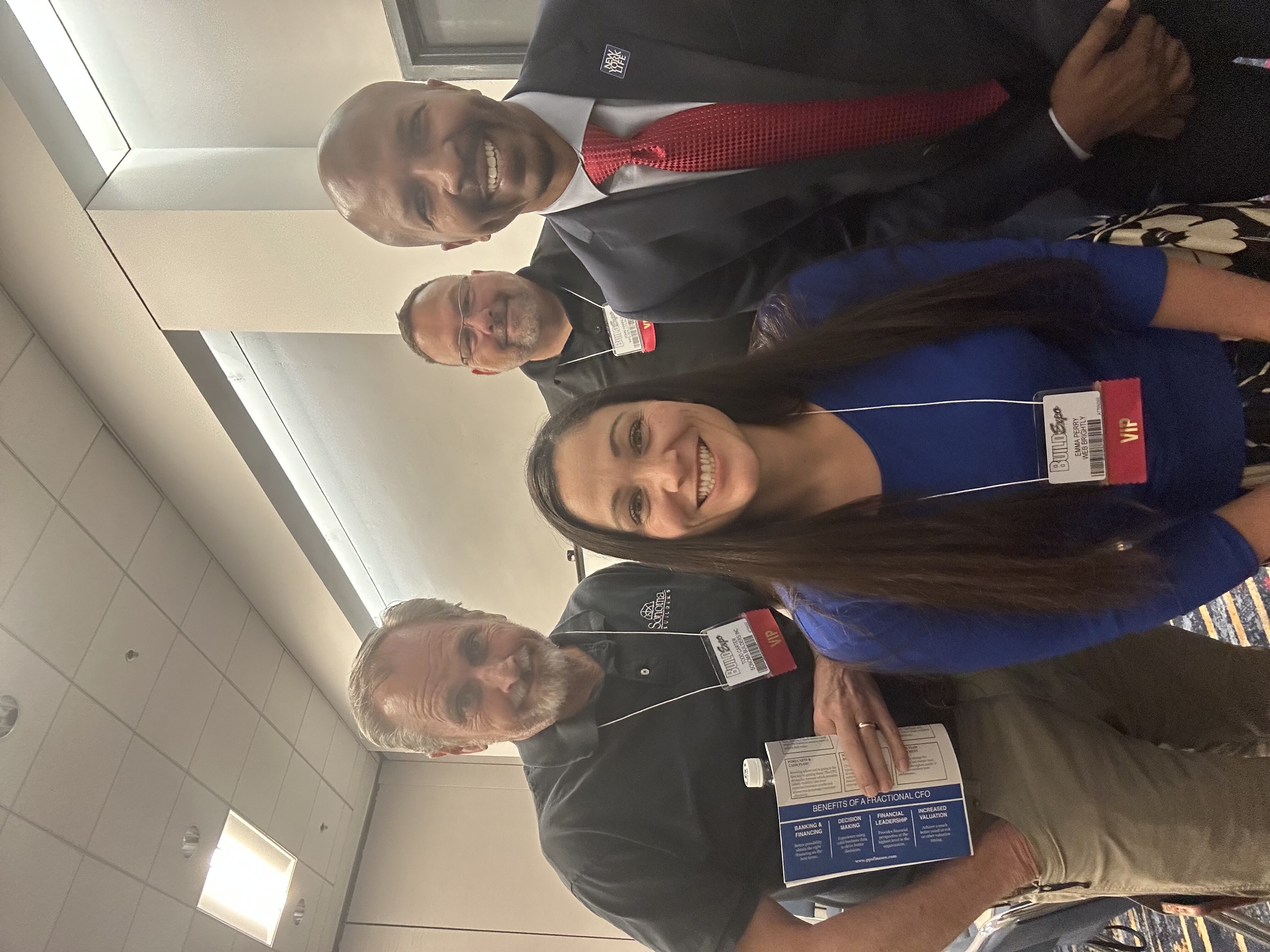 Lorenzo McNulty Financial Professional at New York Life Insurance Company at developers event at the convention center in Charlotte, NC