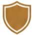 shield letter icon